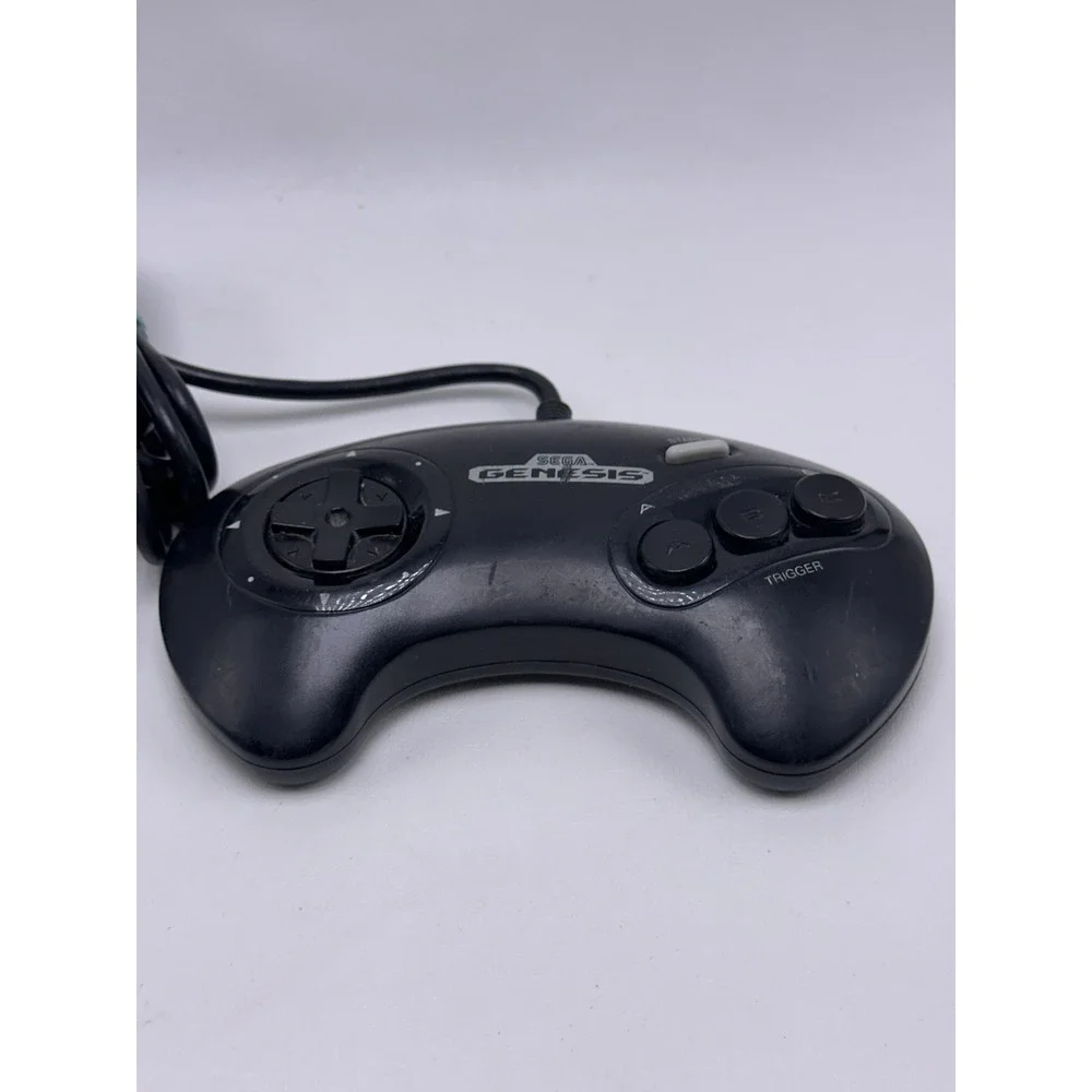 Sega‎ Genesis Controller Model 1650 3-Button OEM Original Black Tested & Working